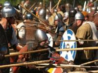 Spectaculaire Vikinggevechten bij het Moesgard Museum in Denemarken