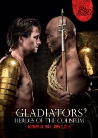 Campagnebeeld gladiatorententoonstelling Gallo-Romeins museum